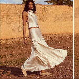 Reformation Sera Silk Two Piece